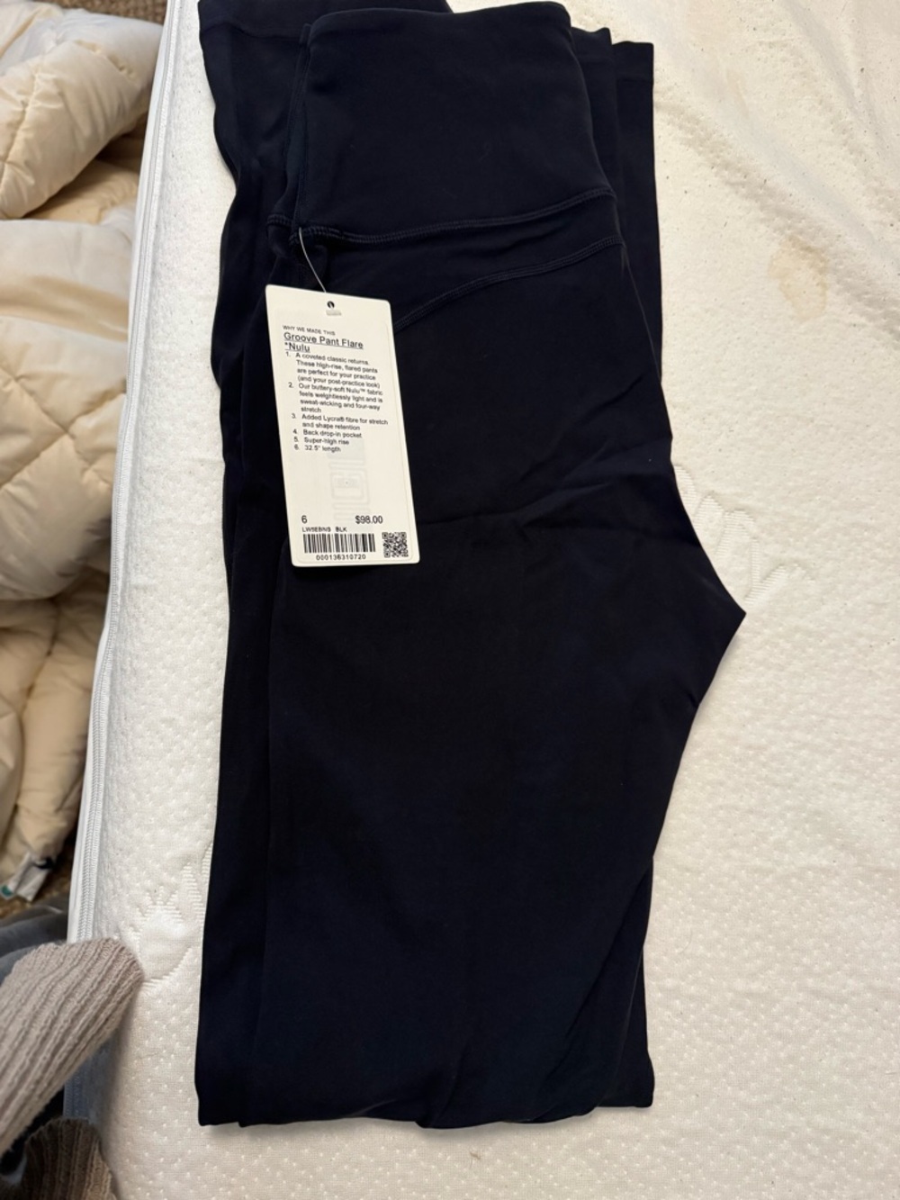 lululemon athletica Black High-Rise Boot Cut Yoga Pants - Picture 2 of 6